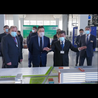 Посещение Премьер-министром РК Аскаром Маминым химического завода в г.Степногорске
